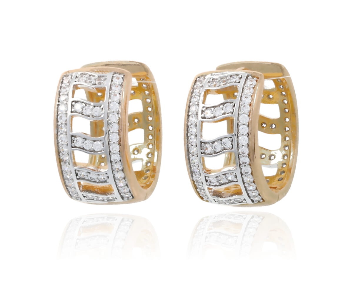 Kolczyki kółka szerokie