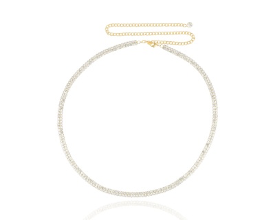 Pasek 2 rzędy mała cyrkonia