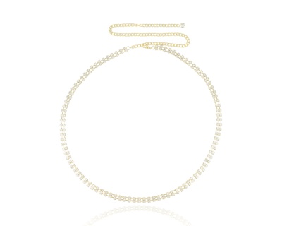 Pasek 2 rzędy średnia cyrkonia