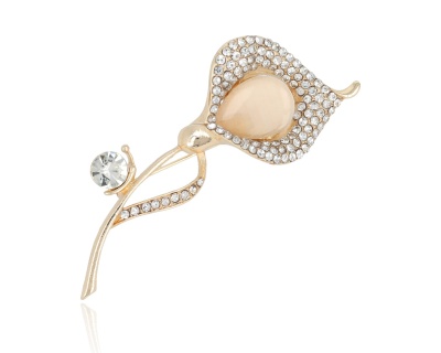 Broszka kwiat  lilia.