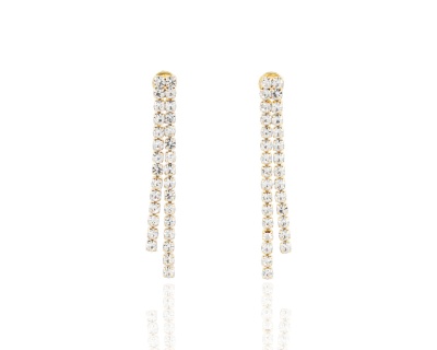 Kolczyki 2 rzędy 4 cm