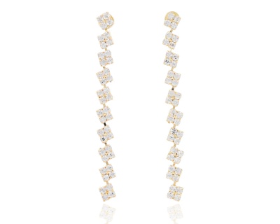 Kolczyki kwadraty drobne