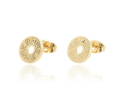 Kolczyki ringi z grawerem