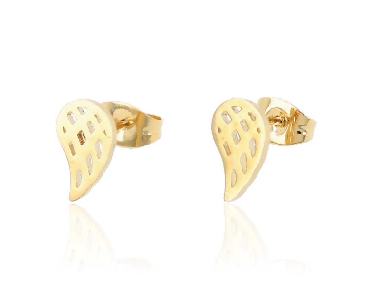 Kolczyki ażurowe skrzydełko