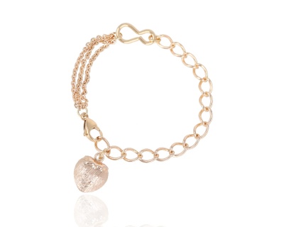 Bransoleta serce wypukłe