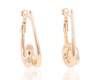 Kolczyki długie skręt