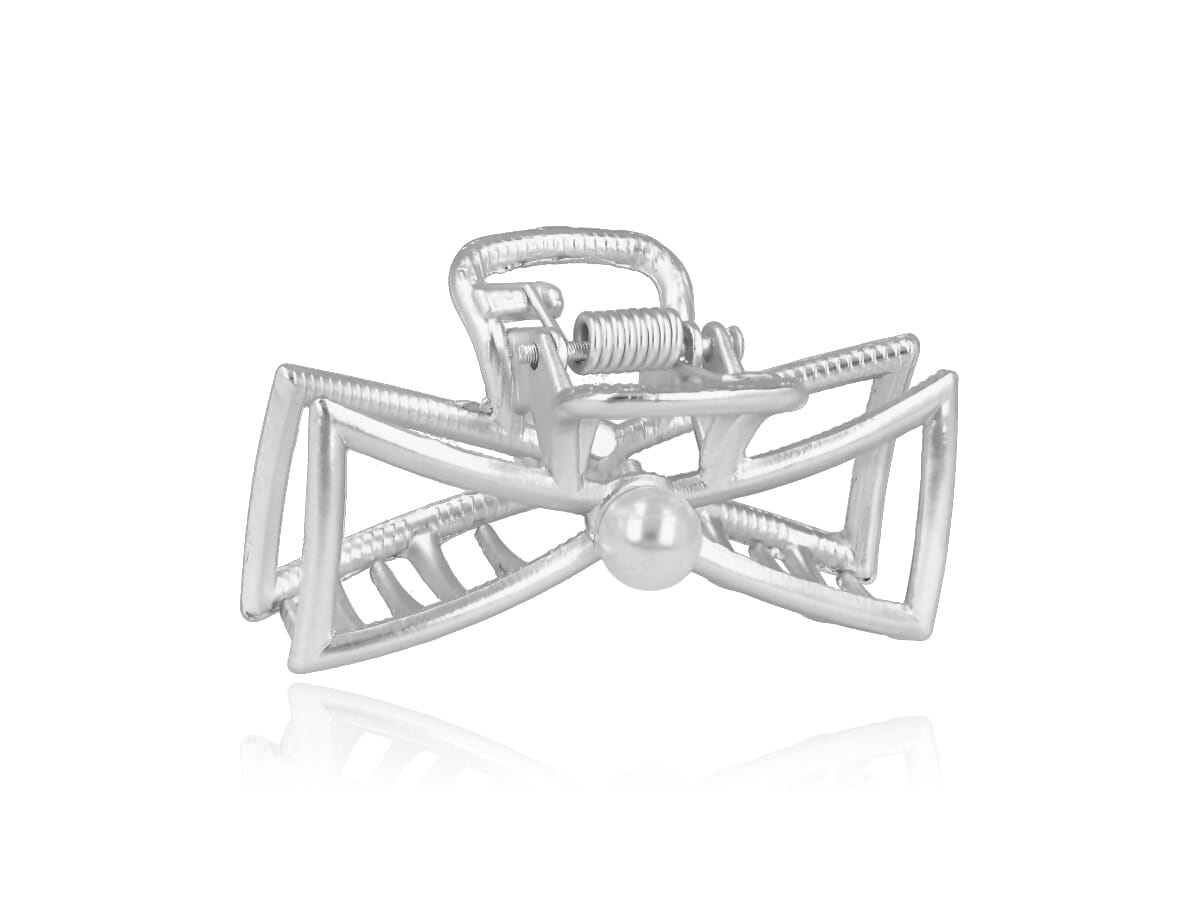 Spinka metalowa z perłą