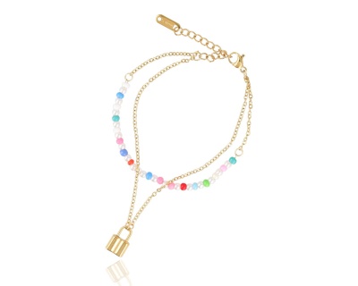 Bransoleta z kłódką