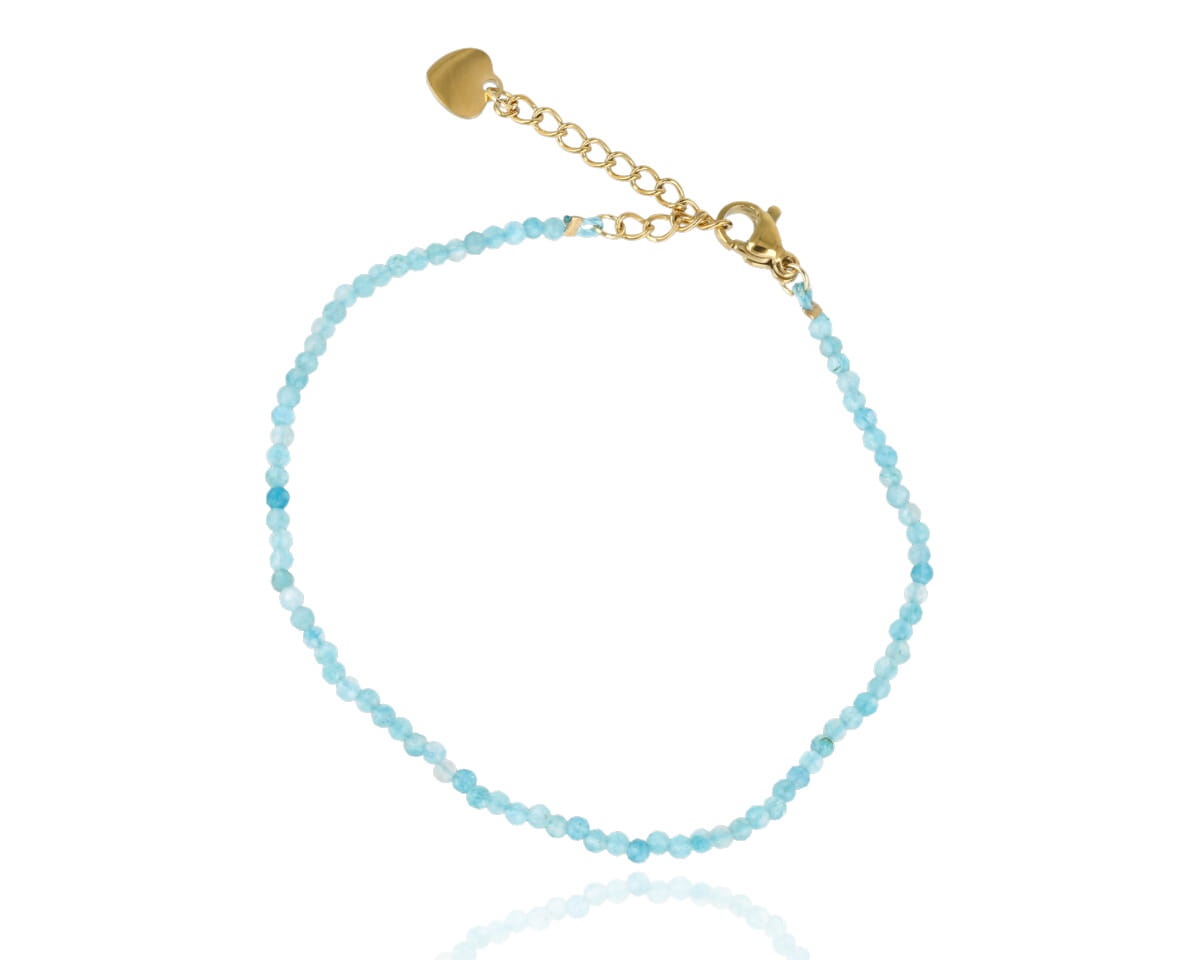 Bransoleta kamień akwameryn