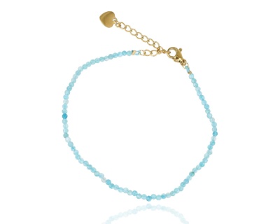 Bransoleta kamień akwameryn