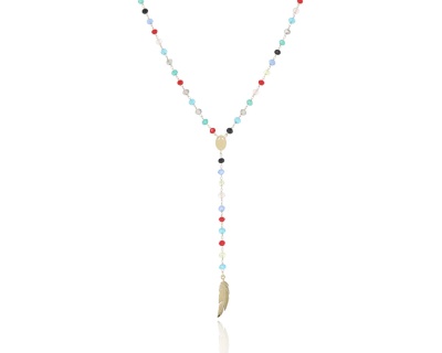 Naszyjnik krawatka mix kolor