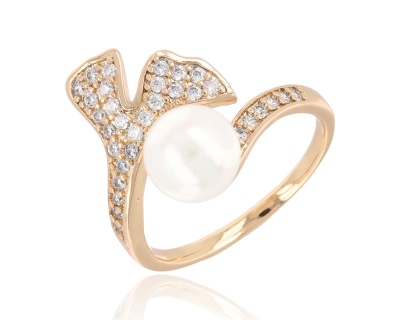 Pierścionek z perłą