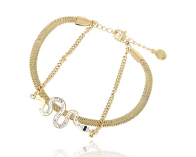 Bransoleta żmija podwójna