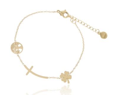 Bransoleta celebrytka potrójna