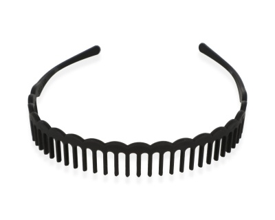 Opaska czarna kauczuk zęby (12 szt.)