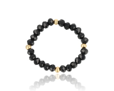 Pierścionek koralik szlifowany 