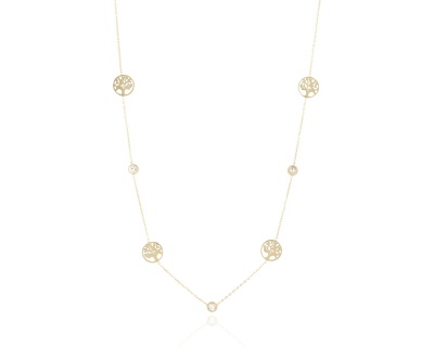 Naszyjnik drzewka oczka