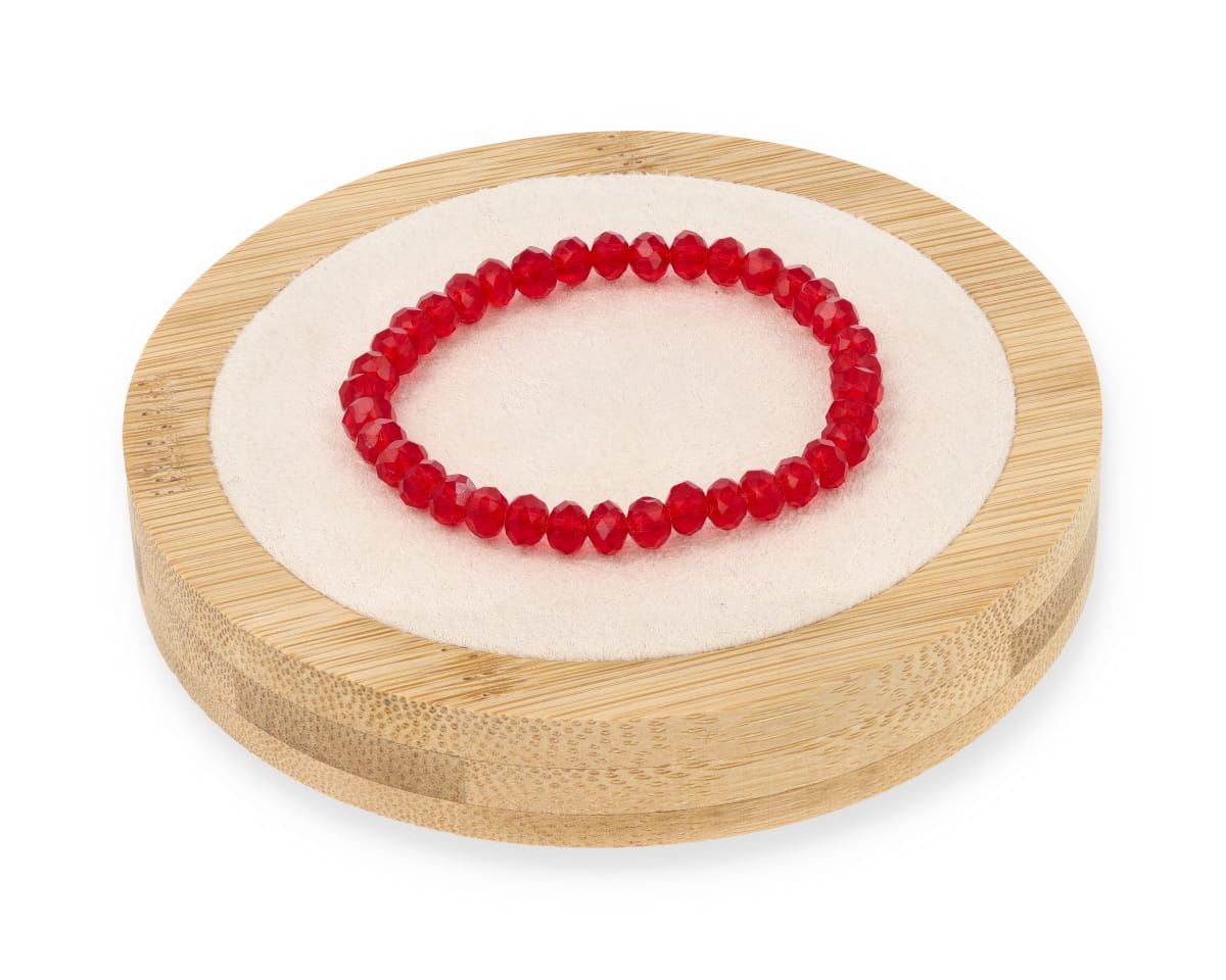 czerwony przezroczysty