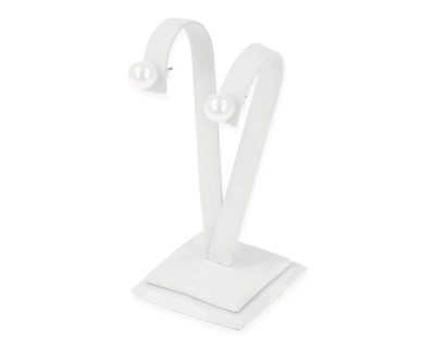 Kolczyki biała perła