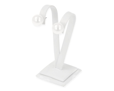 Kolczyki biała perła