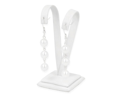 Kolczyki biała perła 