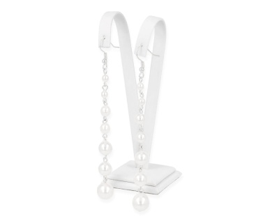 Kolczyki biała perła.