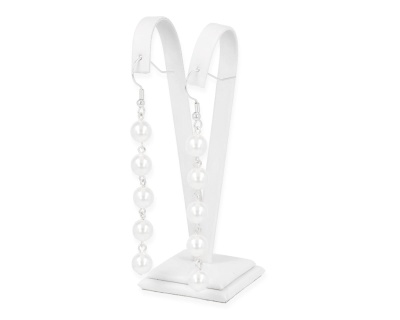 Kolczyki biała perła