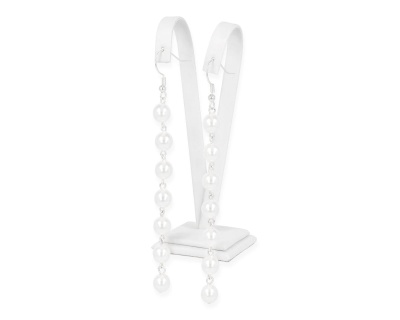 Kolczyki biała perła 