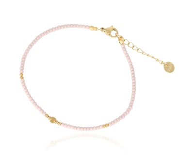 Bransoleta mini koraliki kostka 