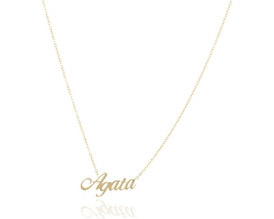 Naszyjnik imię AGATA 