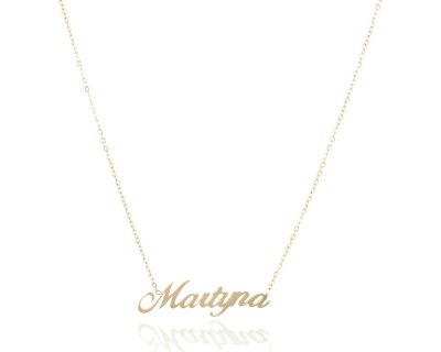 Naszyjnik imię MARTYNA