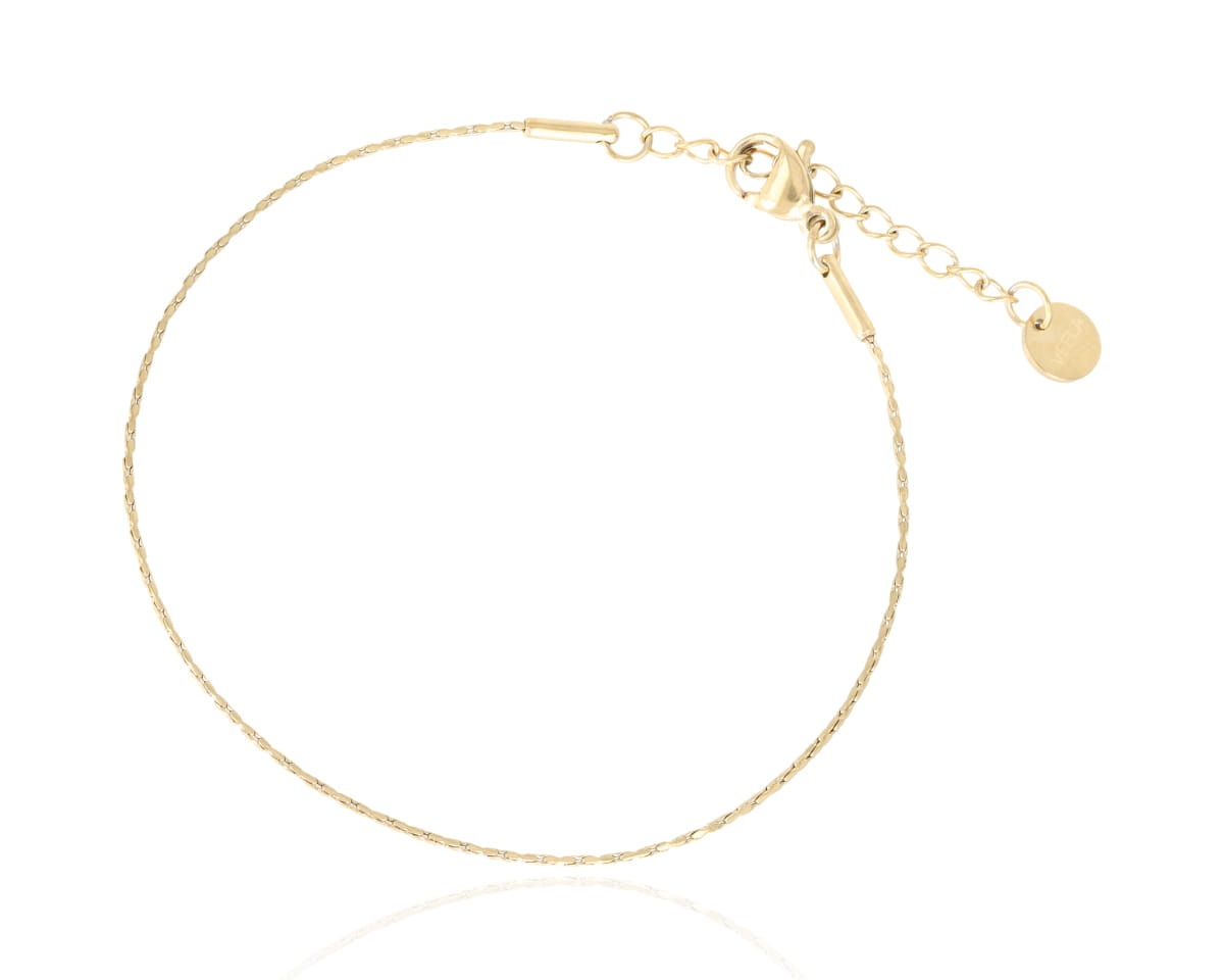 Bransoleta łańcuszek mini żmijka 