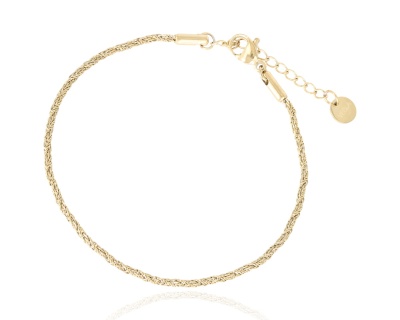 Bransoleta łańcuszek skręcany