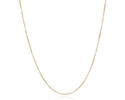 Naszyjnik łańcuszek żmijka kulki