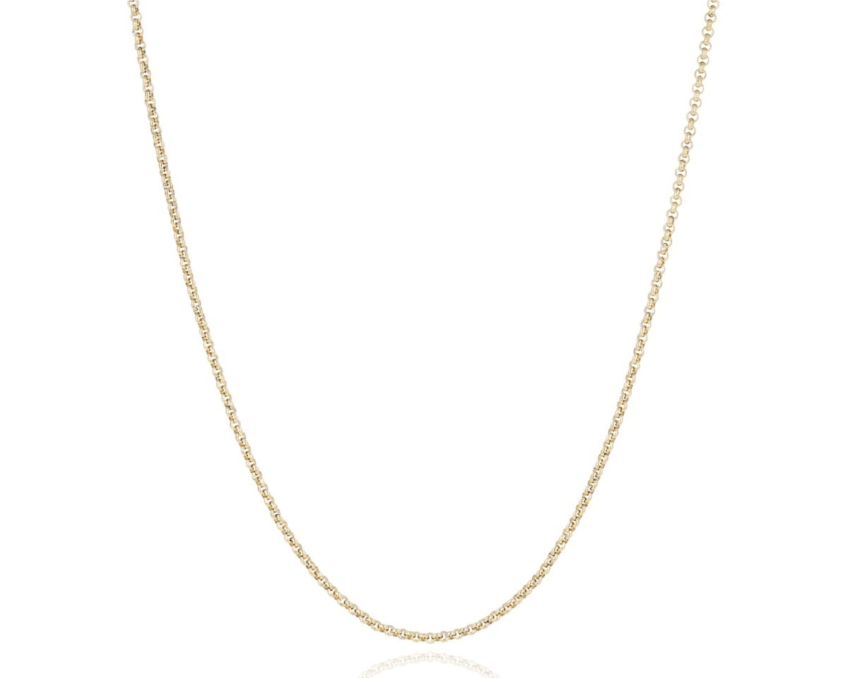 Naszyjnik łańcuszek kostka