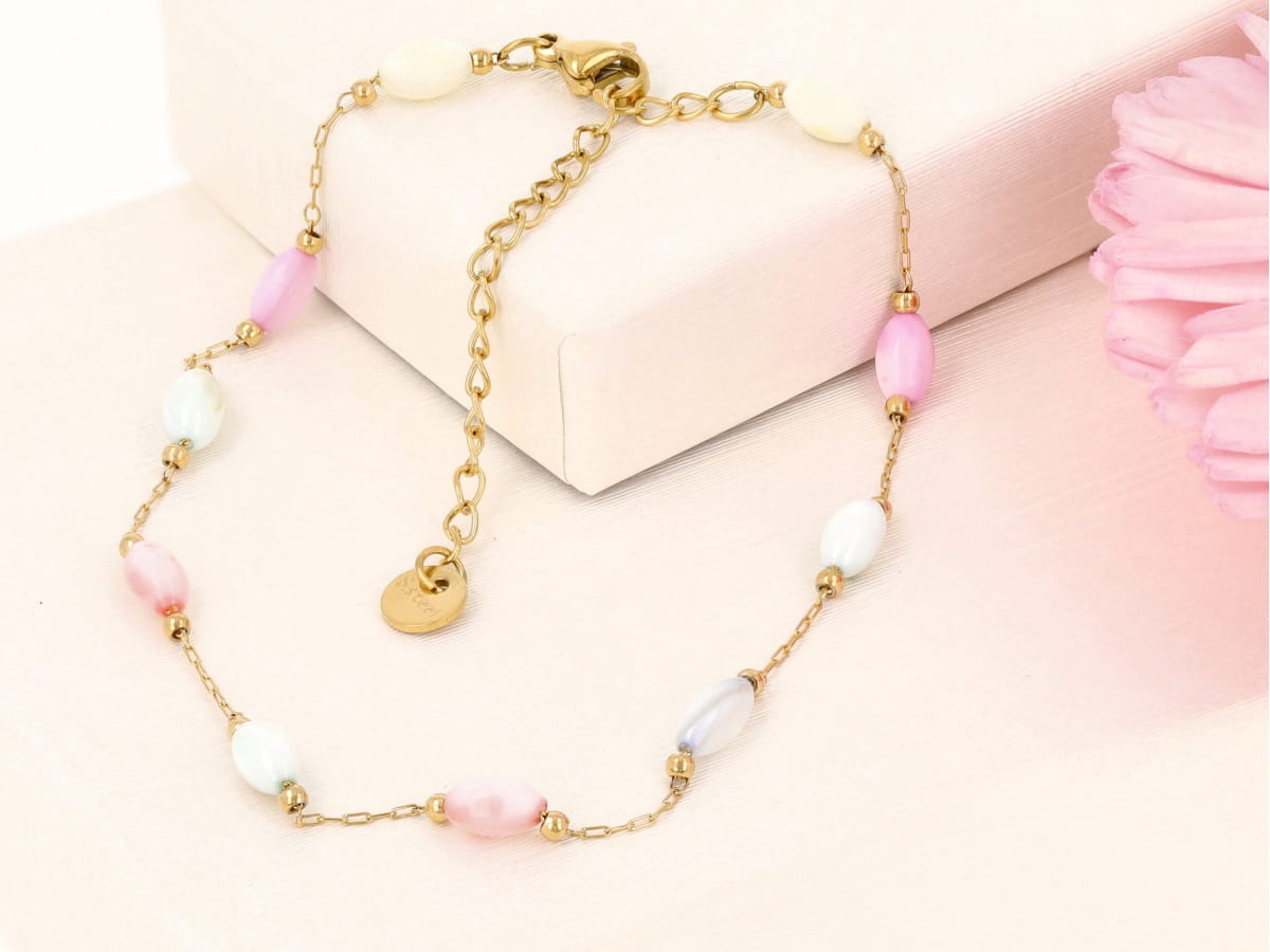 Bransoleta na nogę fasolki