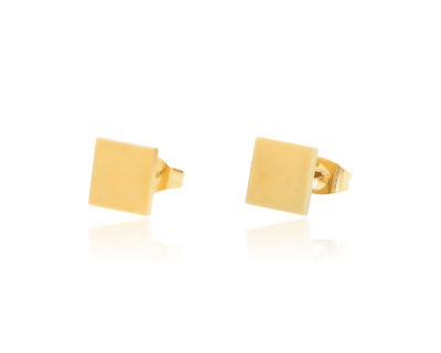 Kolczyki kwadrat 6 mm