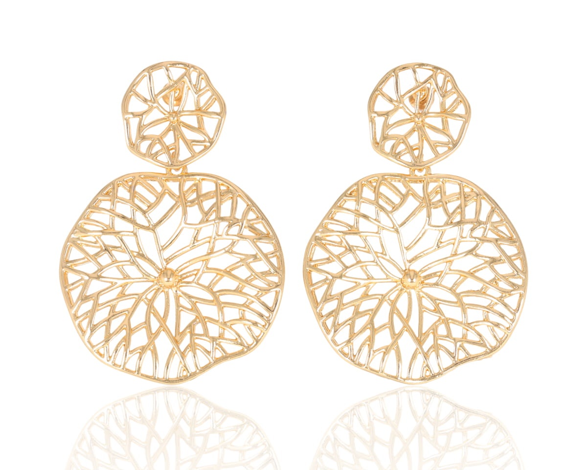 Kolczyki ażurowe koła