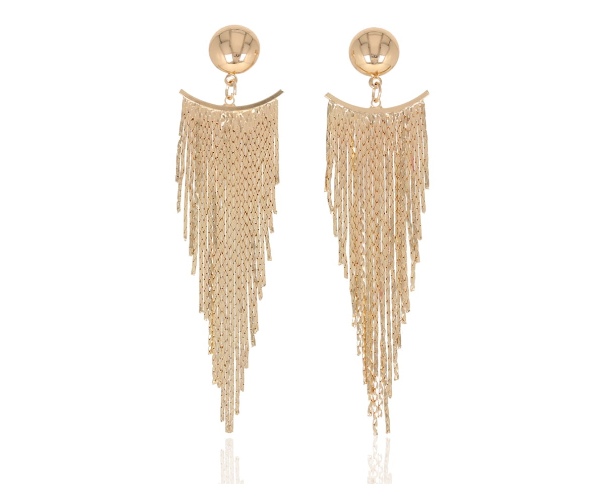 kolczyki pinezki żmijki łańcuszki