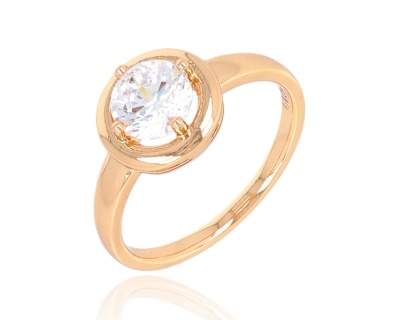 Pierścionek oczko kryształ