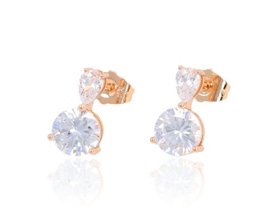 Kolczyki oczka kryształ