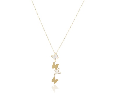 Naszyjnik krawatka motyle