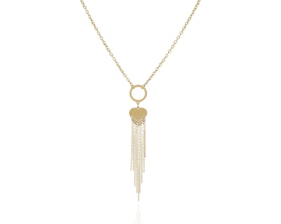 Naszyjnik serce łańcuszki