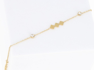 Bransoleta romby oczka