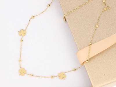 Naszyjnik koniczyny kuleczki