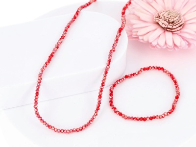 Komplet koralik szlifowany