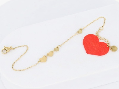 Bransoleta stopniowane serca