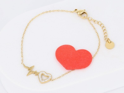 Bransoleta serce linia życia