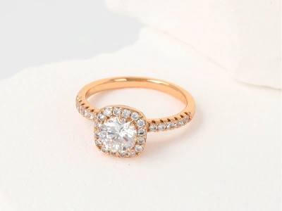 Pierścionek diament 