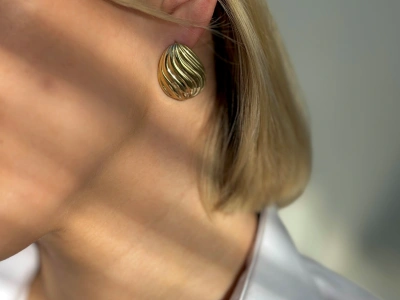 Kolczyki kropla grawer